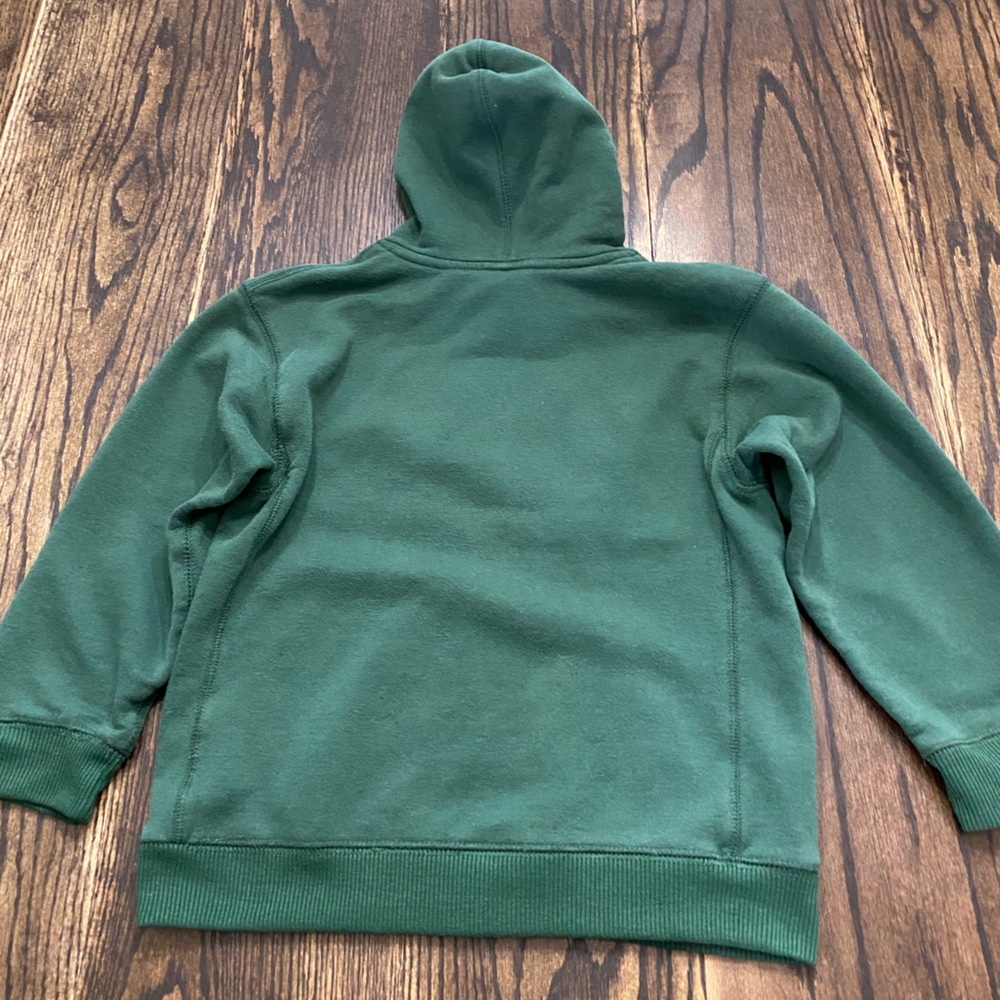 Nike Green and Orange Hoodie - Picture 3 of 11